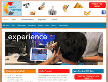 Tablet Screenshot of campcaptivate.com